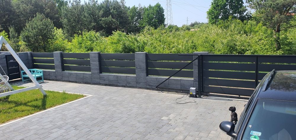 Panel ogrodzeniowy stalowy Ogrodzenie blaszane
