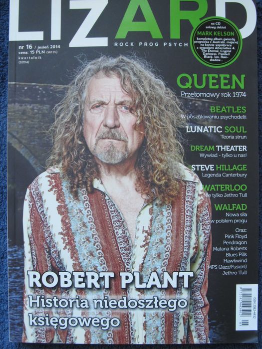 Magazyn Muzyczny Lizard Nr 16/2014 Robert Plant,Led Zeppelin,Beatles