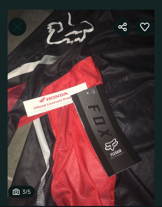 Fato Enduro Honda novo