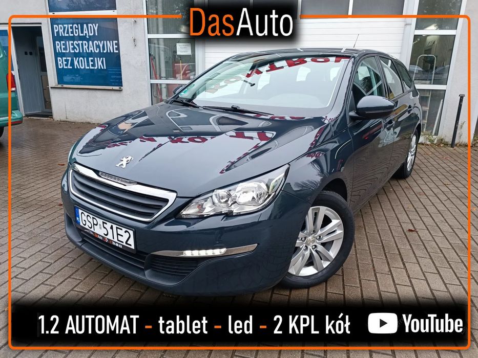 Peugeot 308 1.2 benzyna AUTOMAT - tablet - 2016r - zarejestrowany - FILM