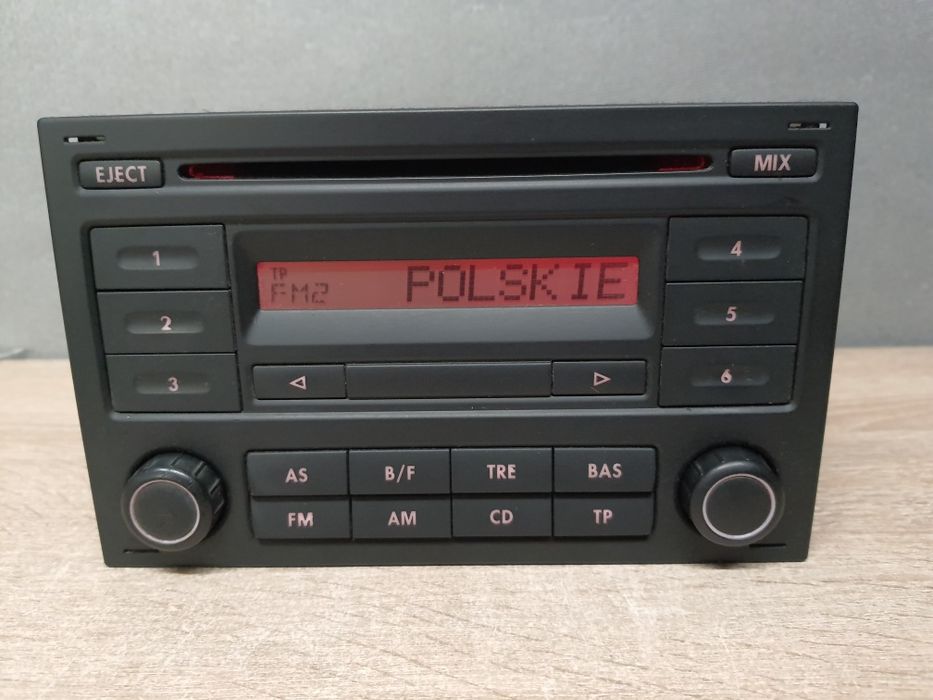 Radio Samochodowe Volkswagen RCD200 CD Passat b5 Golf T5 Polo Lupo Fox