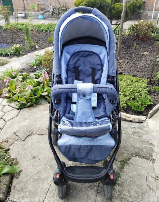 Коляска 2в1 для хлопчика