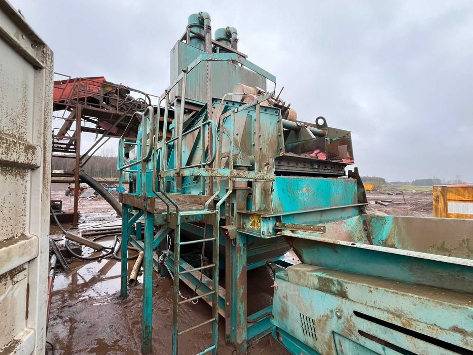 Hydrocyklon Odwadniacz kołowy Przesiewacz Powerscreen Terex Finemaster 120