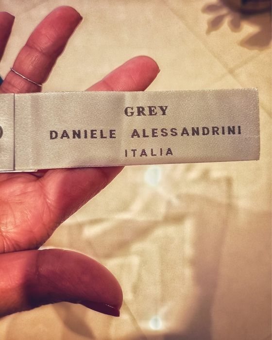 Lenço estampado Daniele Alessandrine Grey