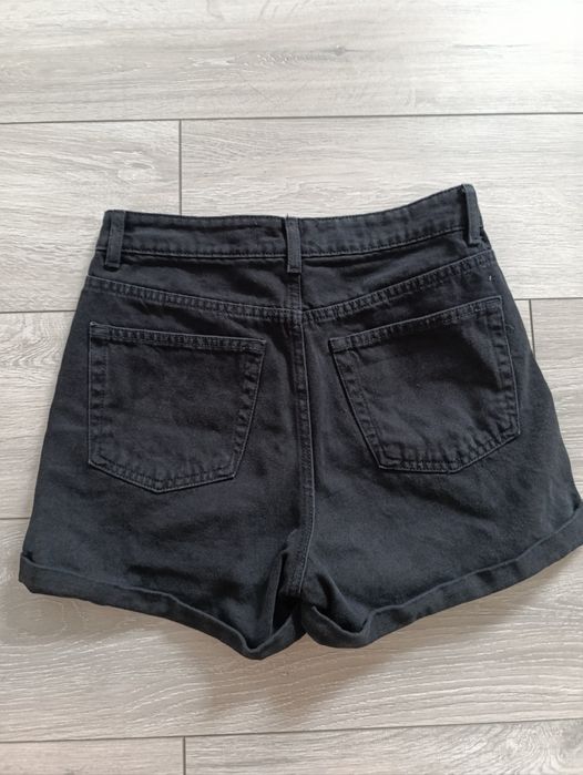 Spodenki jeansowe szorty damskie czarne M