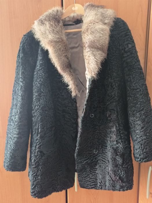 Futro(11)  karakuły +lis  s/m WYSYŁKA GRATIS