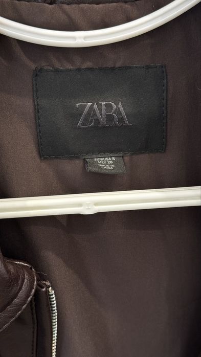 Шкіряна куртка ZARA