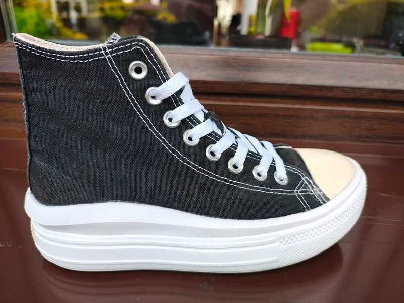 - Converse Chuck Taylor All Star Lift - Trampki na platformie r. 37
