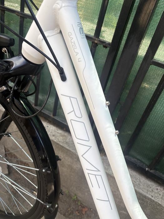 Rower trekkingowy damski Romet Gazella promocja nowy shimano bagażnik