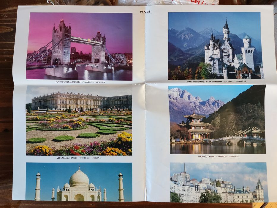 Puzzle 6750 elementów 10 obrazków