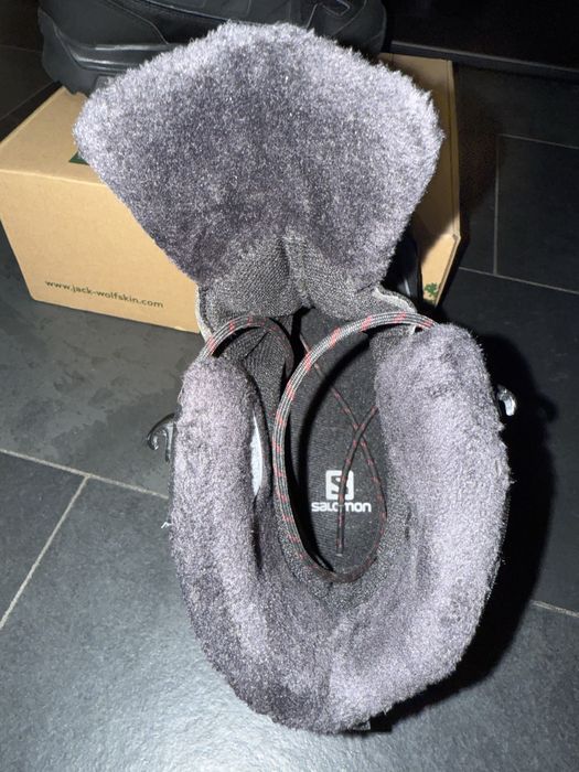 Buty Śniegowce Salomon Chalten TS CSWP BLACK/ASPHALT/PTR