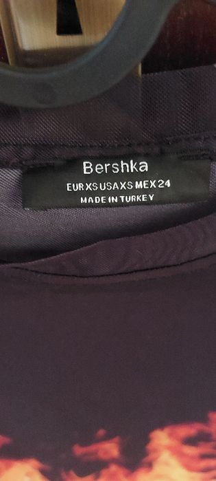 T-shirt transparente fogo