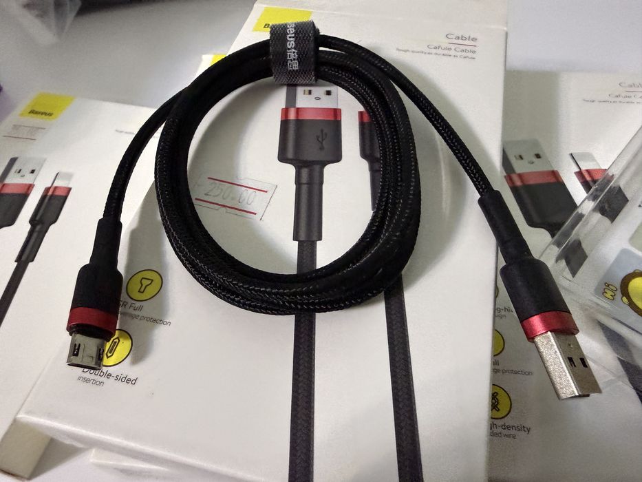 Кабель Baseus Cafule USB 2.0 to Lightning/Micro 1M