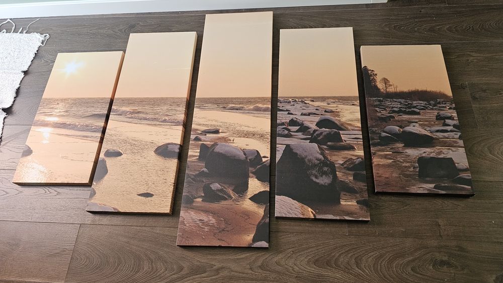 Tela, quadro, Conjunto de telas de parede