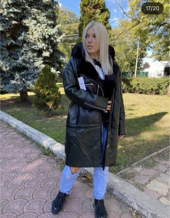 дубленка женская экокожи
