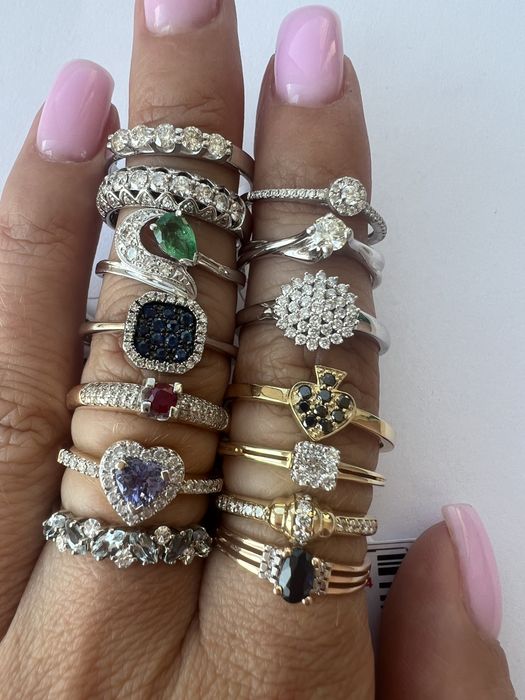 Золотые кольца с бриллиантами на любой вкус 585 проба