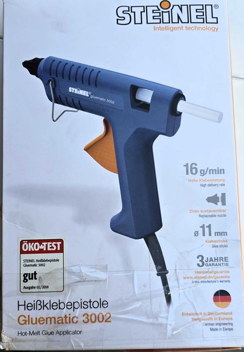 Pistolet do kleju na gorąco Steinel Gluematic 3002 - nowy + klej