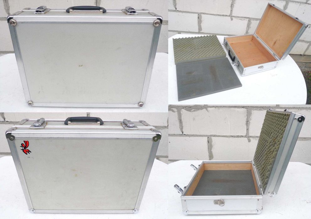 Walizka ,,z kogucikiem" 45,5x36x15,5cm Etui Case Organizer Futerał