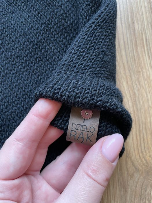 Czapka merynos handmade unisex