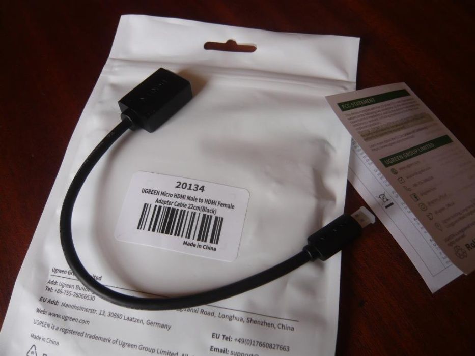 Micro HDMI to HDMI Adapter64586468291073122