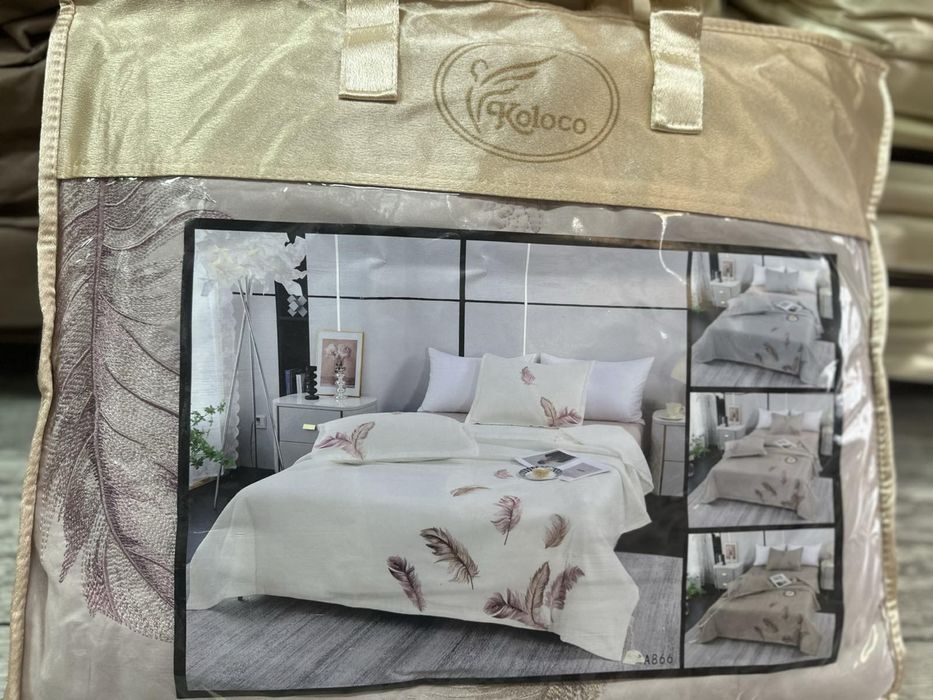 Літня-в сезонна кольорові котонові набори білизни «Холодок» Koloco!