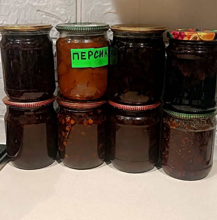 Домашнє варення,помідори,огірки,слива,домашнее варенье,консервація,зак
