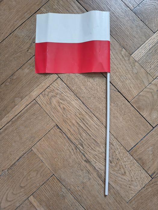 Flaga papierow Polski 14x17