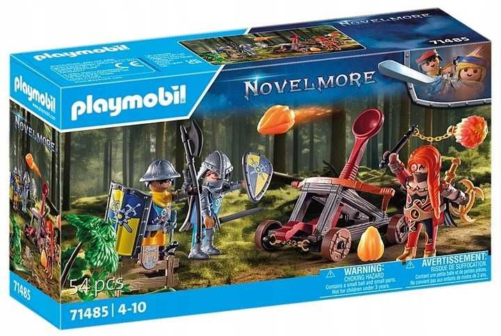 Playmobil 71485 Zasadzka na poboczu NOVELMORE KATAPULTA 3 FIGURKI C210
