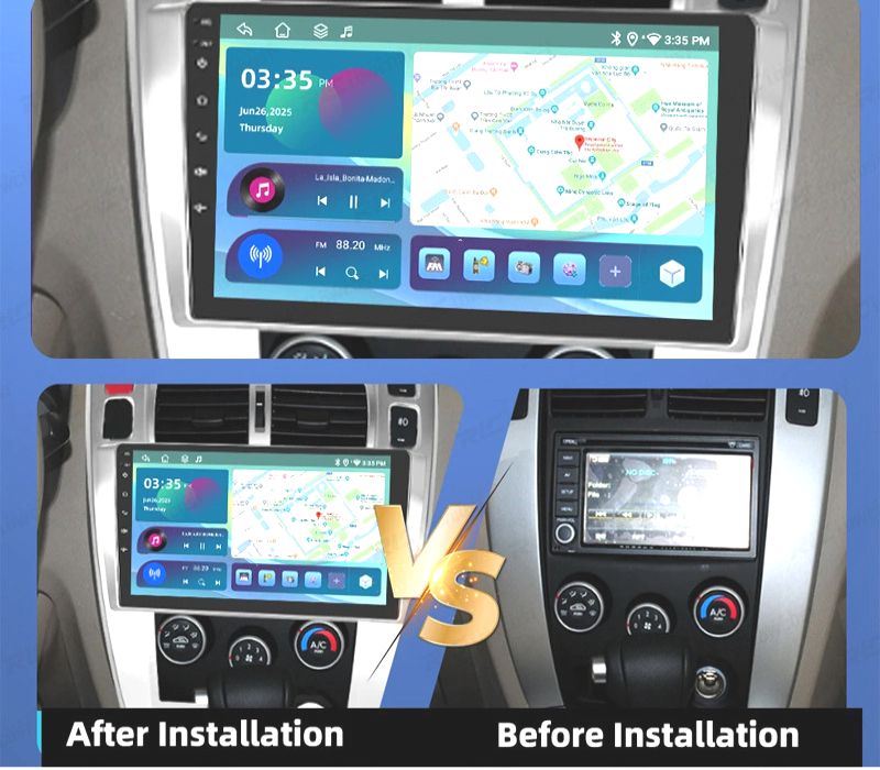 RÁDIO GPS ANDROID 13 HYUNDAI TUCSON 04-10