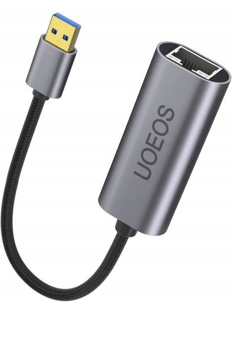 Adapter sieciowy USB 3.0 RJ45 Ethernet 
Karta Sieciowa UOEOS