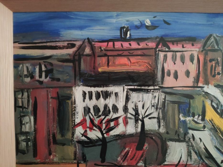 Pintura técnica mista óleo/acrílico sob placa Peter Robert Keil (1983)