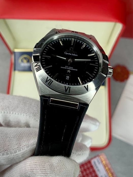 Чоловічий годинник Omega constellation 41 mm. Мужские швейцарские часы