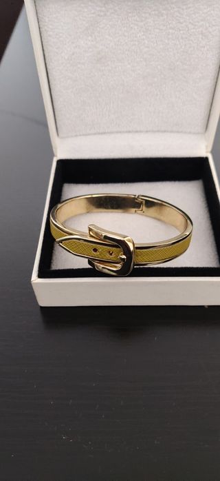 Pulseira Pinko verde e dourada