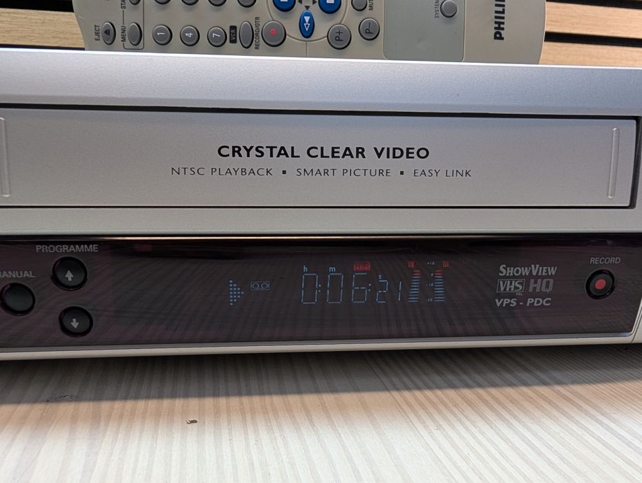 PHILIPS VR 705 #Magnetowid VHS # 6HD #Turbo Drive #Hi-Fi Stereo #Pilot