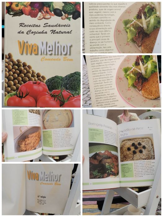 Livro Viva Melhor Comendo Bem (Receitas Saudáveis) – 6ª Edição