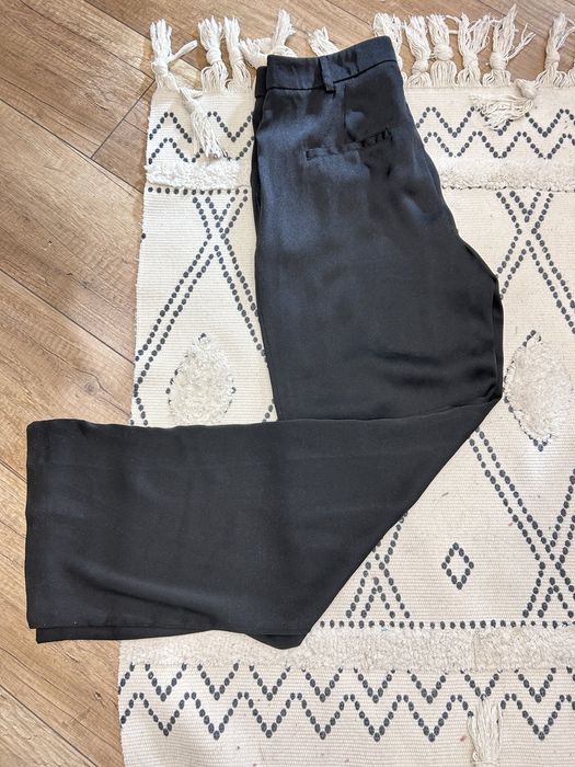 Spodnie szeroka prosta nogawka