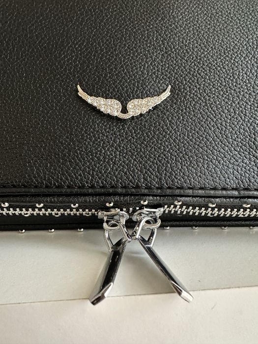 Zadig & Voltaire bolsa clutch nano studs