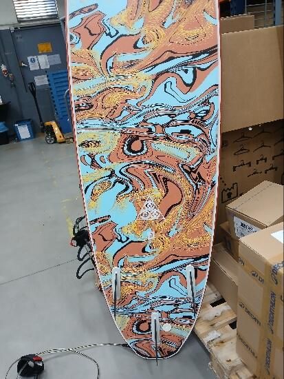 Prancha de Surf em espuma 7' - 500 laranja