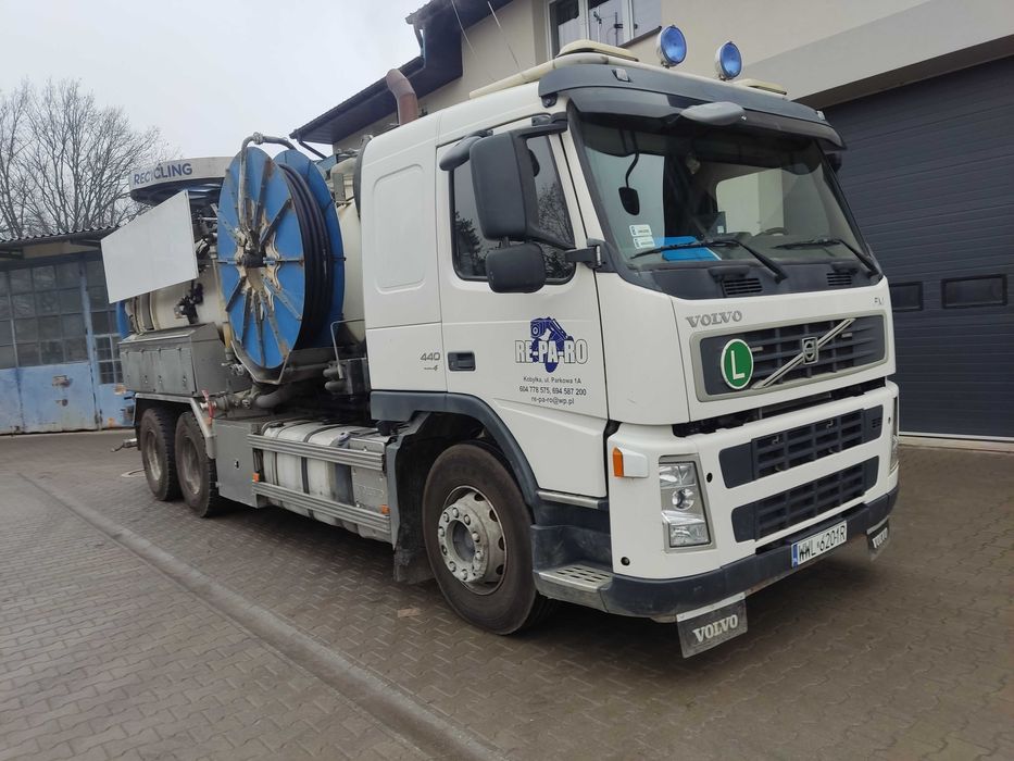 VOLVO FM KAISER recykling WUKO do czyszczenia kanalizacji