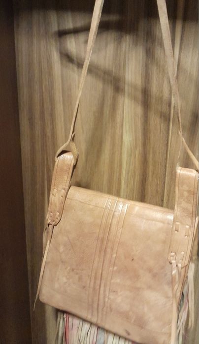 Mala em couro puro de Marrocos