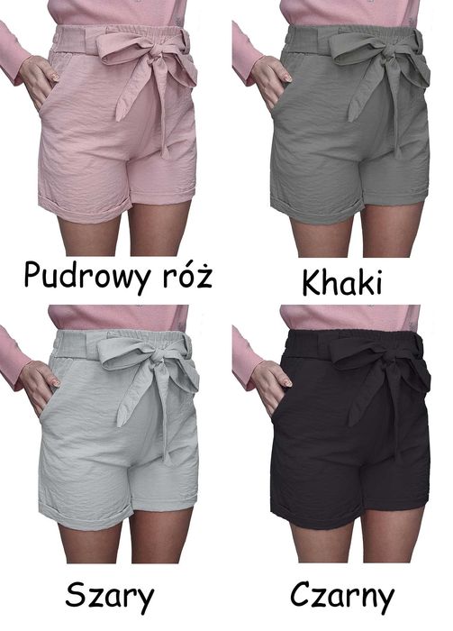 4 KOLORY Spodenki bambusowe damskie Tu kupujesz 2XL/3XL KHAKI