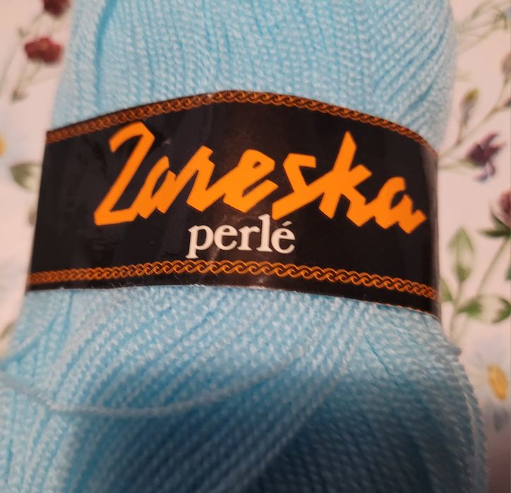 Włóczka Zareska perle niebieska 500gr 100%poliacryl