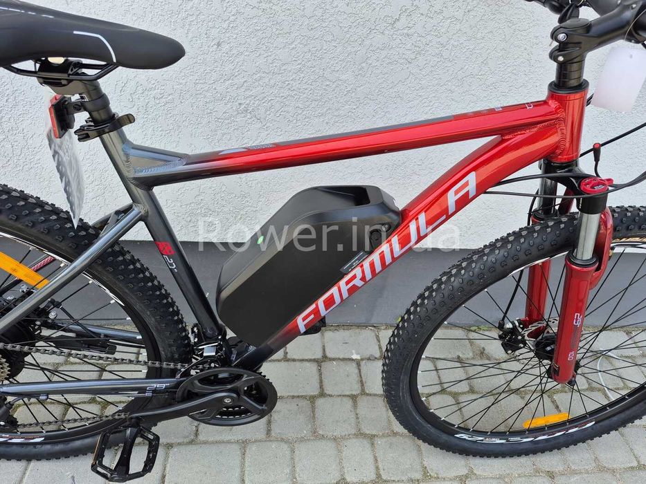 Велосипед з електроприводом 29" AL Formula eF-1 DD CS рама-21" 48B 12.5А*г 500Вт червоно-сріблястий 2026