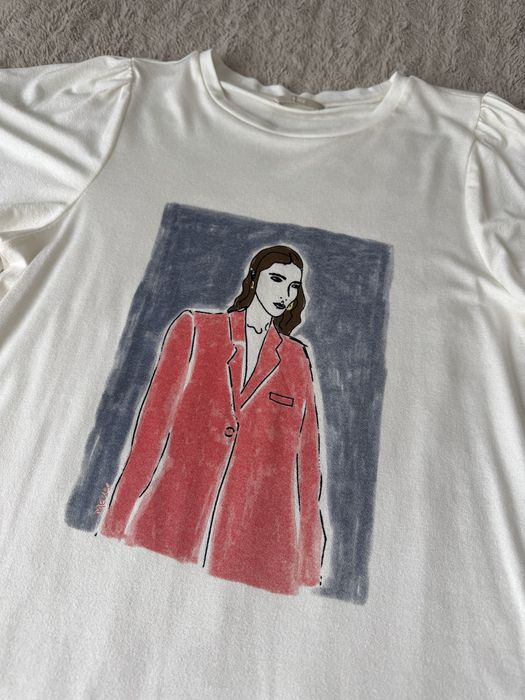 Жіноча біла футболка з принтом Mexx, S