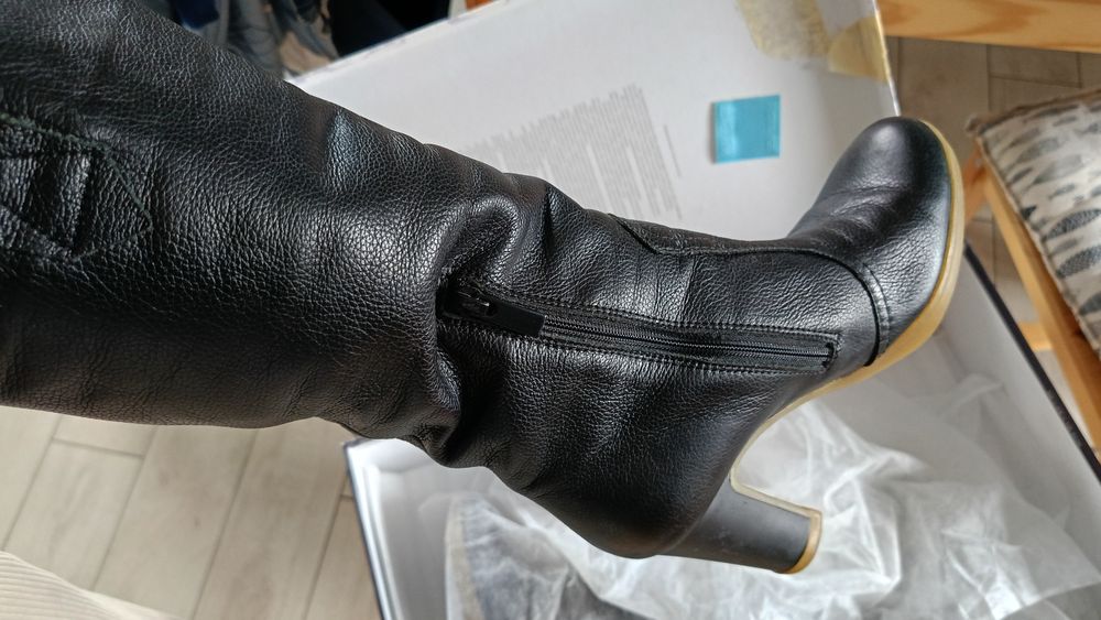 Зимние сапоги каблук 38 размер