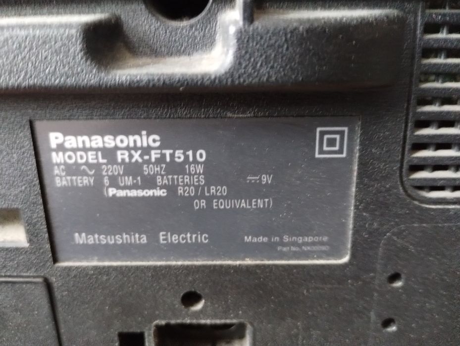 0Radiomagnetofon stereo PANASONIC