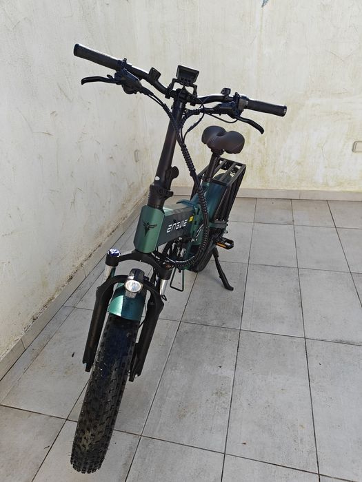 Bicicleta Elétrica Fatbike BTT Engwe, como nova 400 km