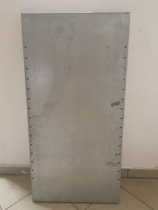 Półki magazynowe regałowe blacha ocynk 50×100