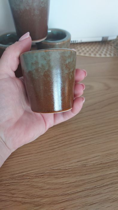 Ceramiczne świeczniki zestaw 4szt