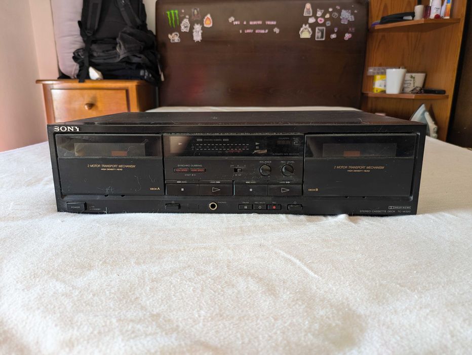Sony TC-W320 Leitor e Gravador de Cassetes